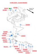 Hustler OEM 602879 Idler Arm Bushing Fits FasTrack (2022 - Current), X-ONE (2016 - Current), Super Z (2011 - Current), X-RIDE, Super Z HD, Super SF, Super 88, Super 104, Diesel Z (All Models).