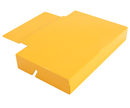 Hustler OEM 114490 Mower Deck Pulley Cover (Left Side - Painted Yellow) Fits Hustler 2011 - 2017 Super Z / 2013 - 2017 Super Z HD / 2017 and Prior Diesel Z Models (72 in. Rear Discharge Models Only).