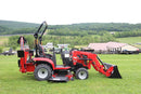 MAHINDRA 1120 W/LOADER & BACKHOE 11204FHILBM54
