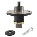Hustler OEM 350595KP Spindle Assembly (Replaces 356-049S, 350595, 350595K) Fit Early Model Trimstar (Only Models 927400, 927426) - Hustler Z, Super Z (52", 60", 66", 72" 2000 - 2004 Models with Welded Re-Enforcement Plate on Top of Deck Under the Pulley)
