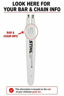 STIHL OEM 3133 005 1640 RAPID™ HEXA™ RH Chainsaw Chain – 100' Bulk Roll, 3/8" Pitch, .050" Gauge