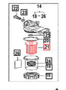 Mahindra OEM 15131023290 Fuel Filter for 10 Series Tractors