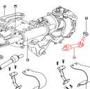 Mahindra OEM E007603354D92 Tie Rod End Fits 3500, 3600, 4025, 4035, 4500, 5035 Series