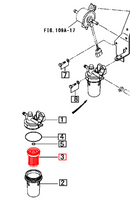 Mahindra OEM 31A6200317 Fuel Filter for 15, 16, 1100, 2100, 1500, 1600 and Max Series Tractors