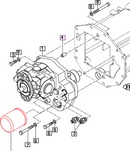 Mahindra OEM 14722302100 HST Transmission Filter for 10, 2500 and 2600 Series Tractors