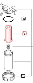 Mahindra OEM 99940008690 Fuel Filter for 15 and 16 Series Tractor