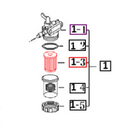 Mahindra OEM 14571000010 Fuel Filter for Emax 22, Emax 25 and 10 Series Tractors