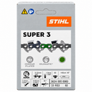 STIHL OEM 3624 005 0060 33 RS3 RAPID™ Super 3 Chainsaw Chain – 16", 3/8" Pitch, .050" Gauge, 60 Drive Links – Full-Chisel