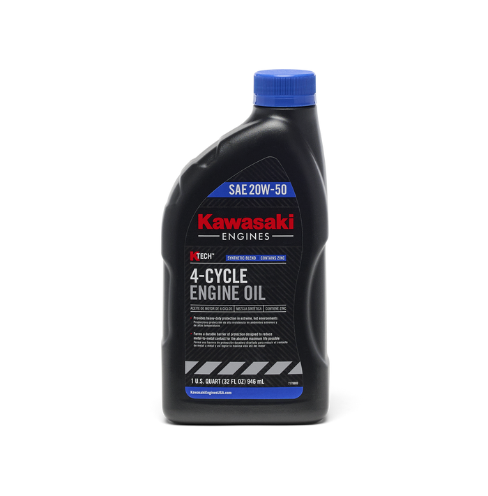 Kawasaki OEM 99969-6298 SAE 20W-50 KTECH Engine Oil (32 oz)
