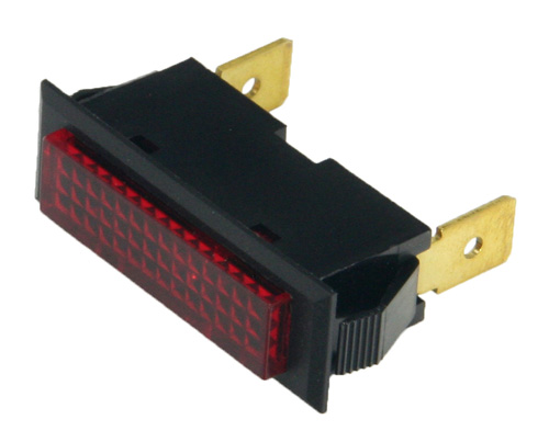 Hustler OEM 712257 Red Indicator Light Fits Hustler Trimstar, FasTrak, X-ONE, X-RIDE, Surfer PRO, Super S, Super SF, Super Z, Super Z HD, Super DZ, Super 88, Super 104.