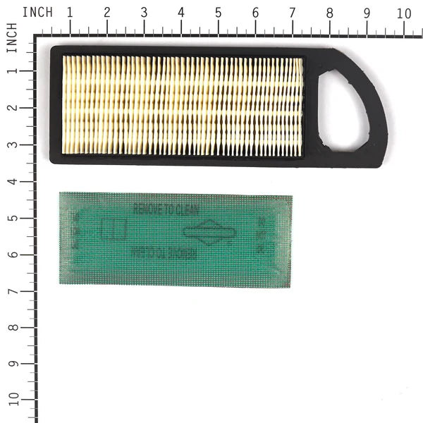 Briggs & Stratton 698083 and 697015 Genuine OEM Air Filter Kit for Single Cylinder Intek Engines