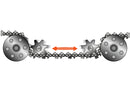 Husqvarna OEM 581626993 X-CUT C85-93 28" Professional Chainsaw Chain – 3/8" Pitch, .058" Gauge, 93 Drive Links – Full Chisel