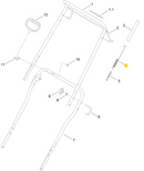 Toro OEM 117-9146 Auger/Rotor Clutch Cable Spring Fits Toro Select 21" Single Stage Power Clear and Quick Clear Snowblower Models.