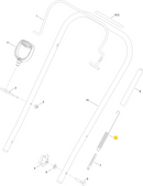 Toro OEM 119-2913 Auger/Rotor Clutch Cable Spring Fits Toro Select 18" Single Stage Power Clear and Power Lite Snowblower Models.