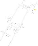 Toro OEM 136-7146 Auger/Rotor Clutch Cable Spring Fits Toro Select 21" Single Stage Power Clear and Quick Clear Snowblower Models.