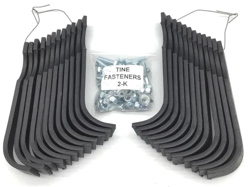 Genuine OEM BCS Tiller Tine Kit T26U. Includes Hardware! 1983 and Later