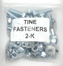 Genuine OEM BCS Tiller Tine Kit T30U. Includes Hardware! 1983 and Later