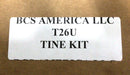 Genuine OEM BCS Tiller Tine Kit T26U. Includes Hardware! 1983 and Later