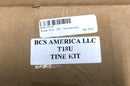 Genuine OEM BCS Tiller Tine Kit T18U. Includes Hardware! 1983 and Later