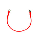 Toro OEM 121-0711 Red/Positive Battery Cable (8 Gauge Wire - 5/16" Eyelet/Bolt Whole - 1/4" Eyelet/Bolt Whole) Fits Select Late Timecutter Models - Current Timecutter MAX Models - Current Titan and Titan MAX Models (I-Beam Framing).